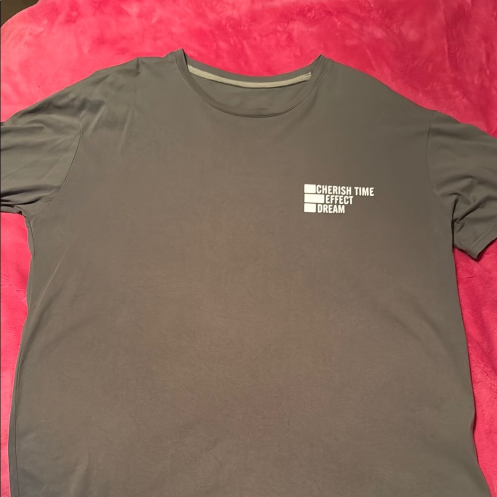 SHEIN Gray Short Sleeve Tee Essential